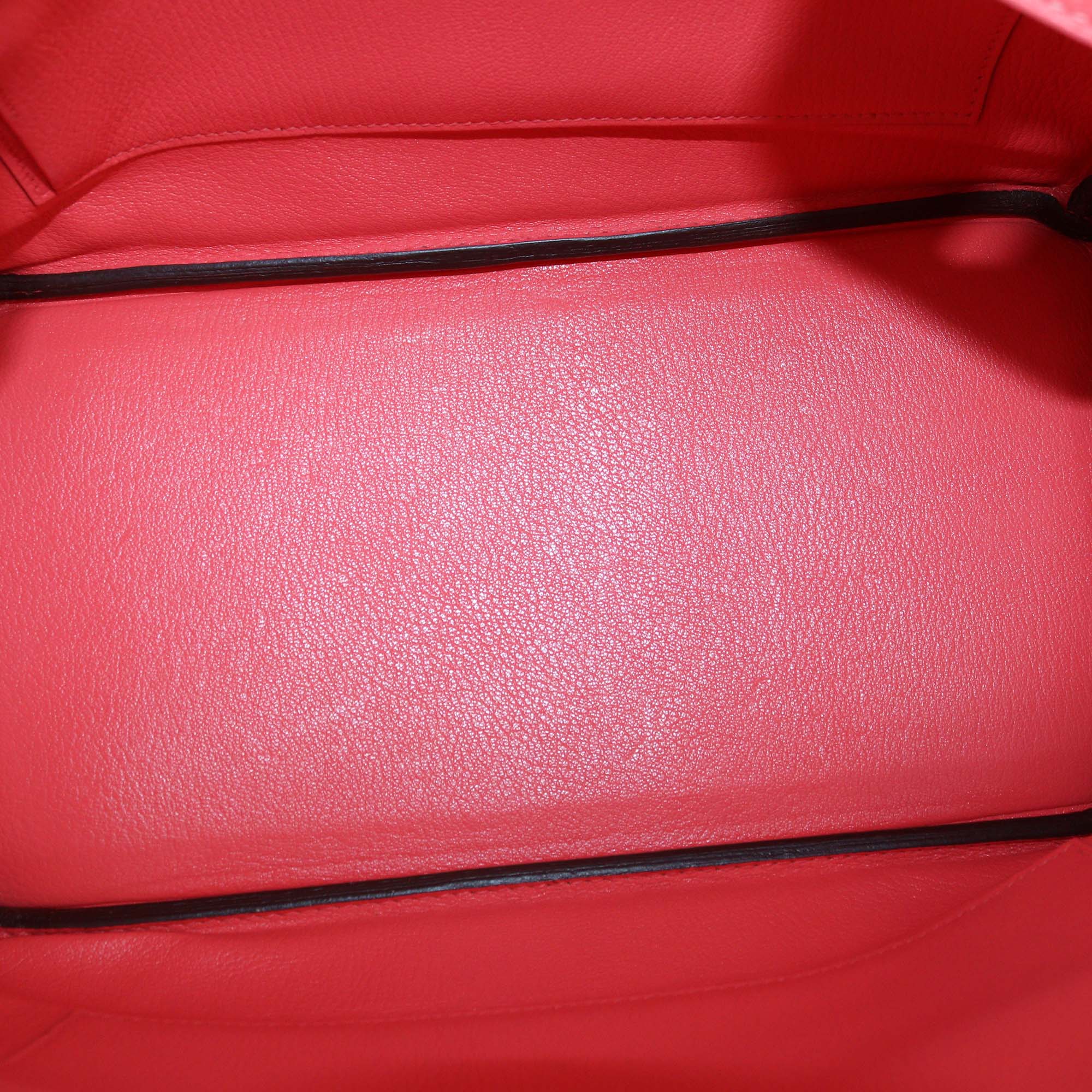 Hermes Rose Jaipur Clemence Leather Gold Hardware Birkin 30 Bag