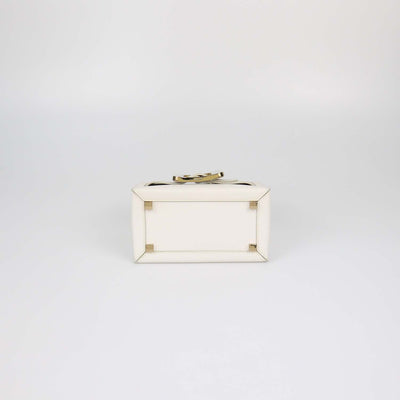 Boyy White Leather Bobby 18 Tote