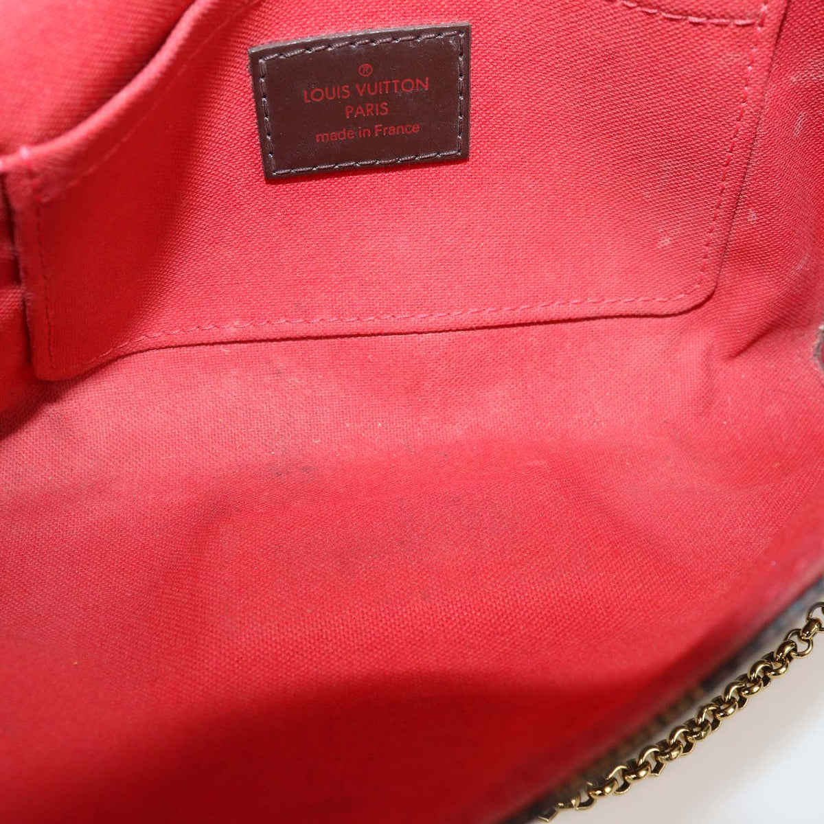 Louis Vuitton Damier Ebene Canvas Favorite PM Bag