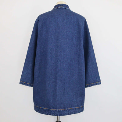 Alemais Blue Denim Patches Speedy Mini Dress