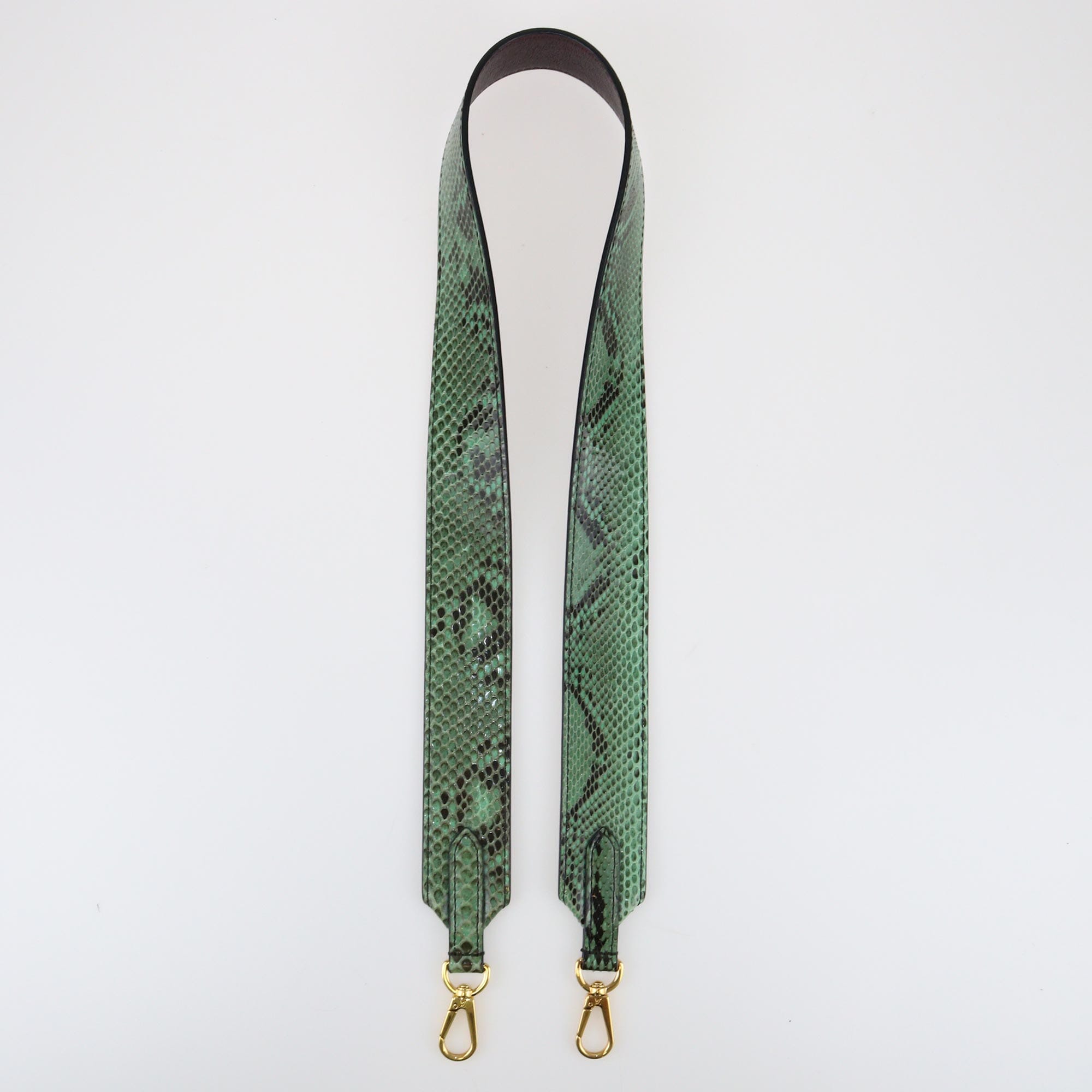 Louis Vuitton Green Python Bandouliere Shoulder Strap Accessories Louis Vuitton 