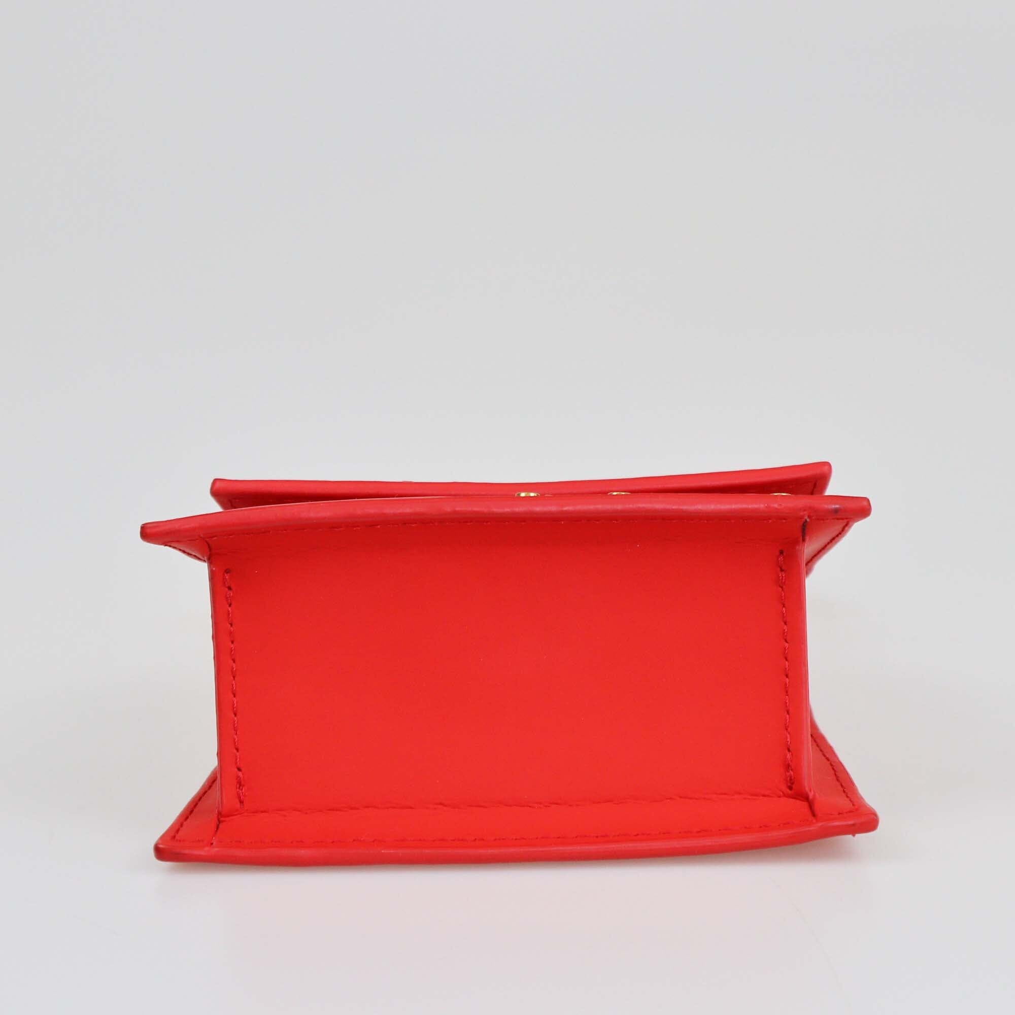 Jacquemus Red Le Chiquito La Montagne Top Handle Bag Womens Jacquemus 