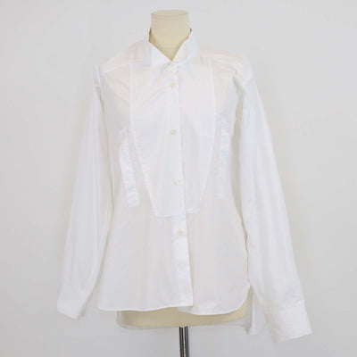 Loewe White Cotton Button Up Long Sleeve Shirt
