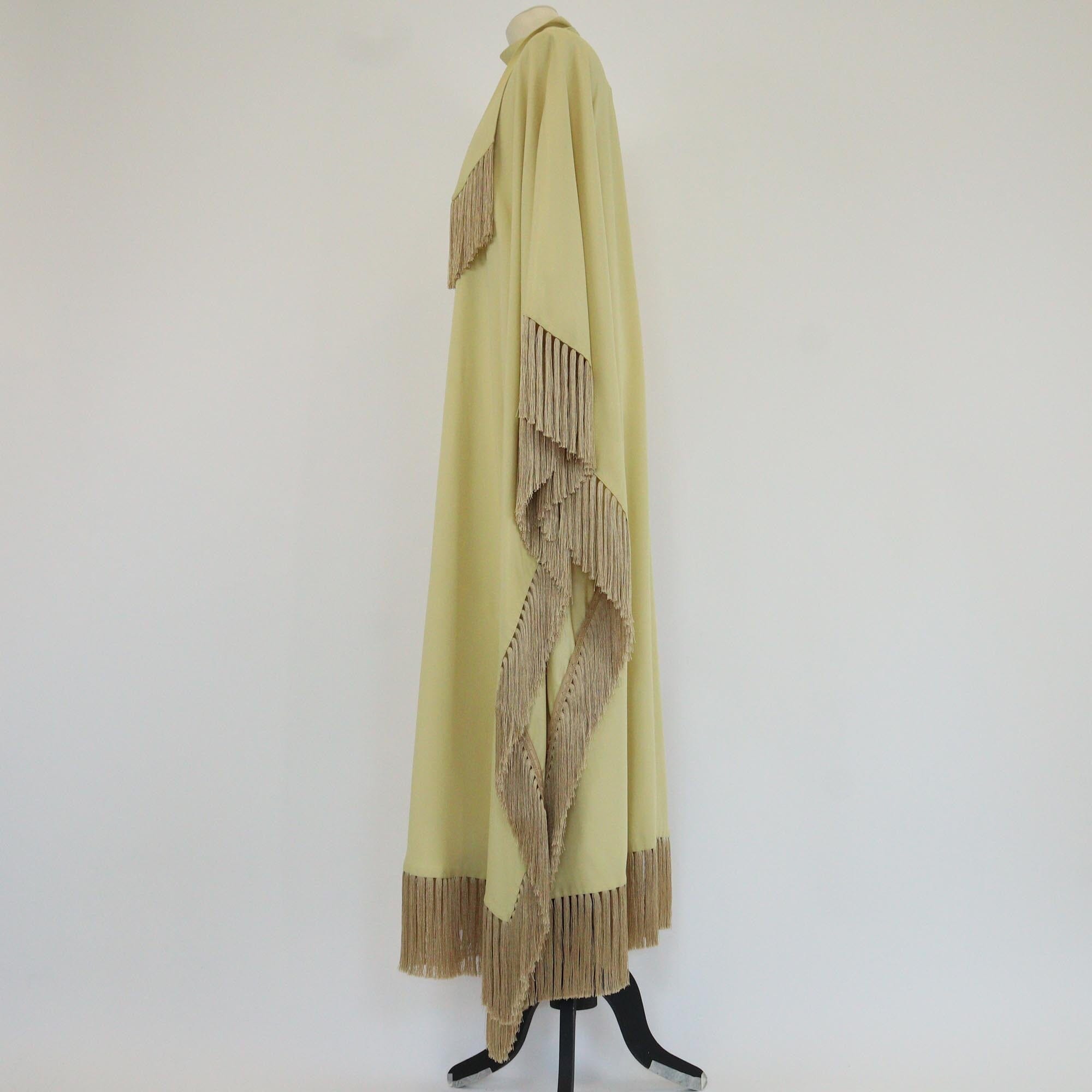 Taller Marmo Mustard Hammamet Fringed Kaftan