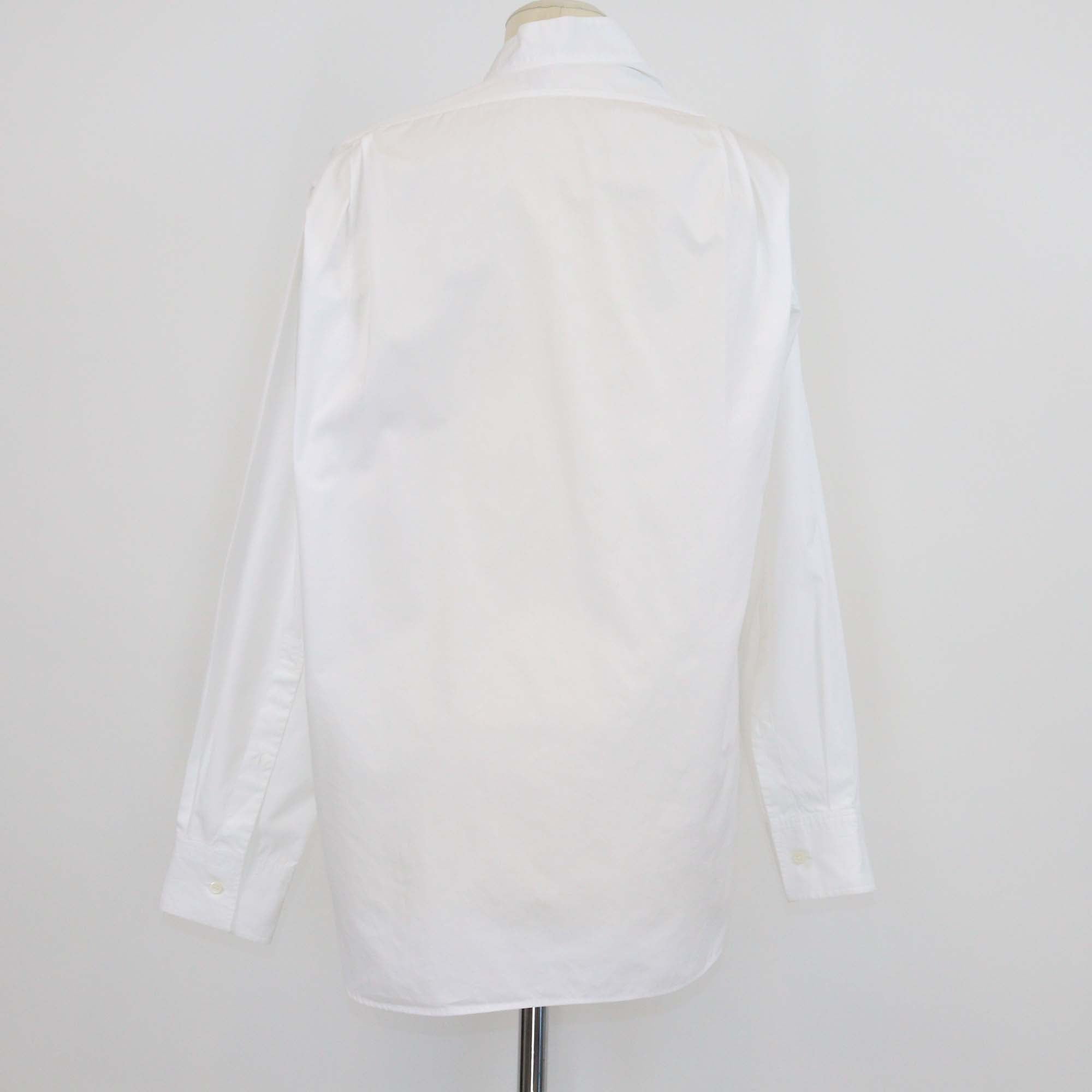 Loewe White Cotton Button Up Long Sleeve Shirt