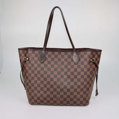 Louis Vuitton Damier Ebene Canvas Neverfull MM Bag
