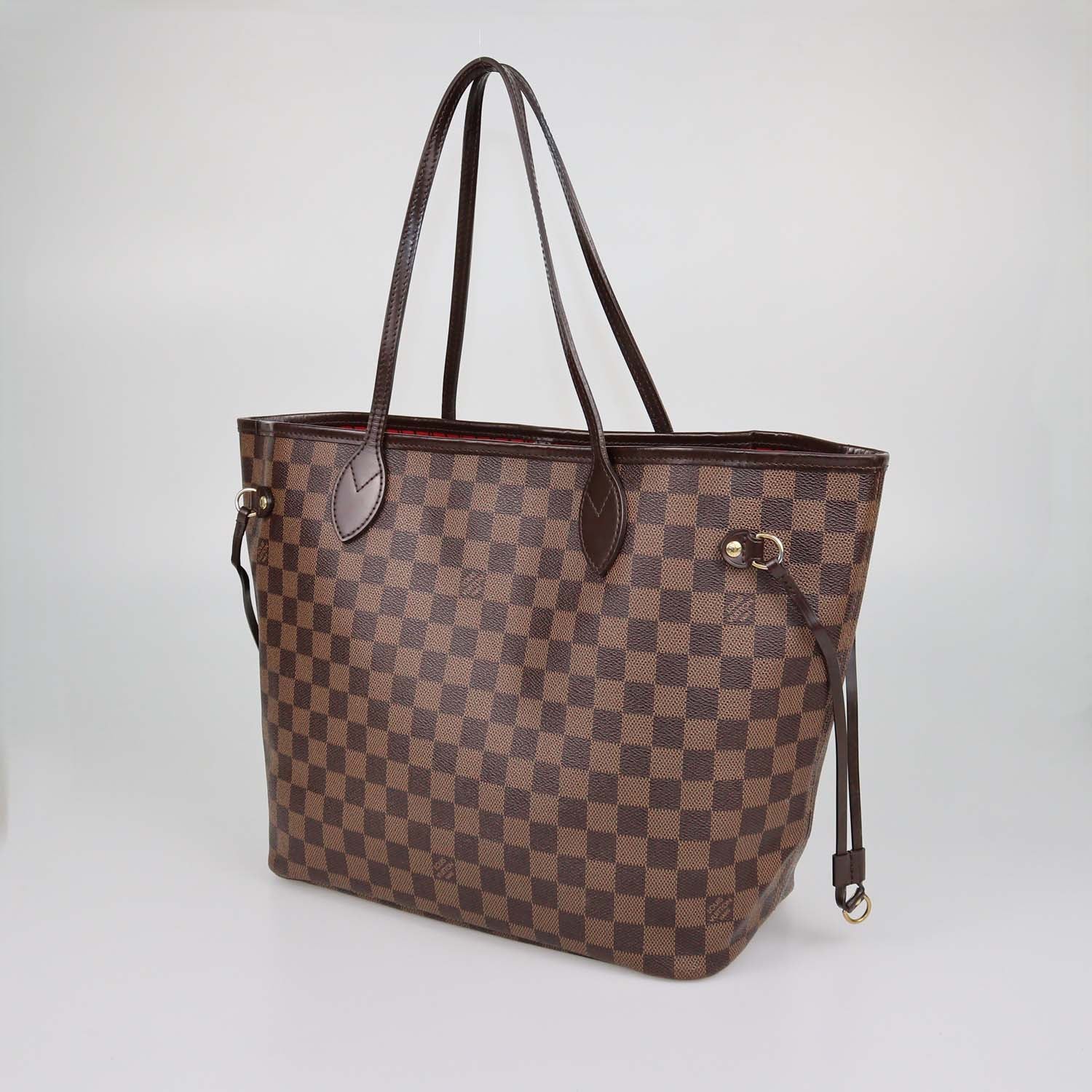 Louis Vuitton Damier Ebene Canvas Neverfull MM Bag