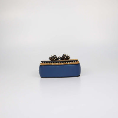 Christian Louboutin Tricolor Pony Hair Spikes Sweet Charity Shoulder Bag