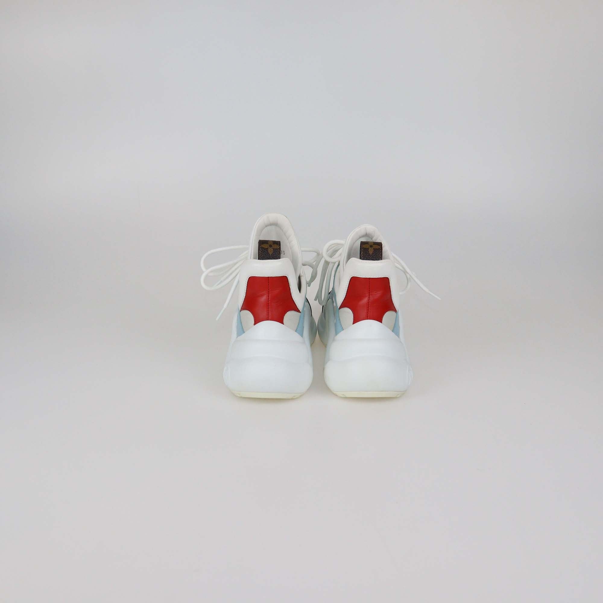 Louis Vuitton Multicolor Leather and Fabric Archlight Sneakers