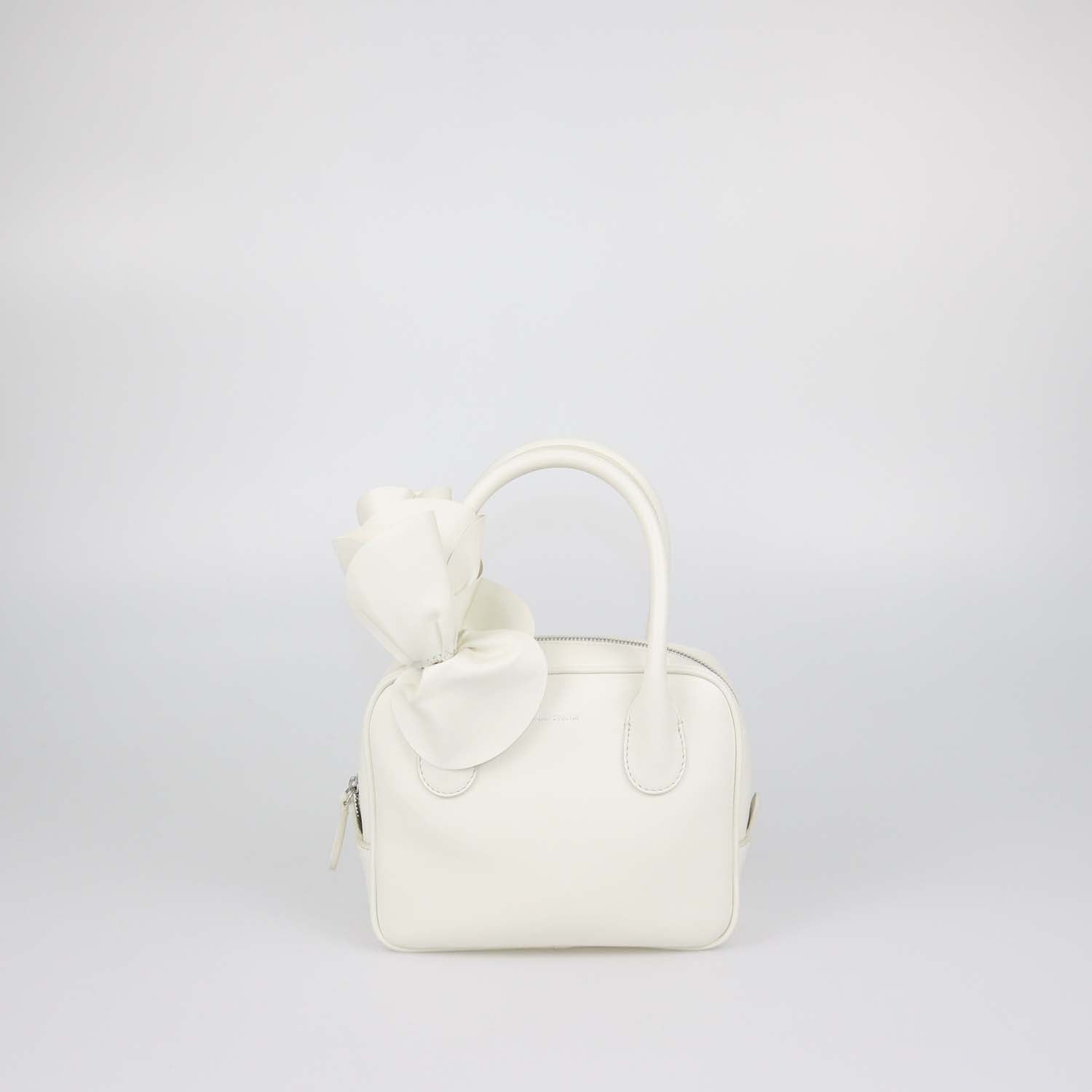 Magda Butrym Off White Leather Brigitte Square Bag