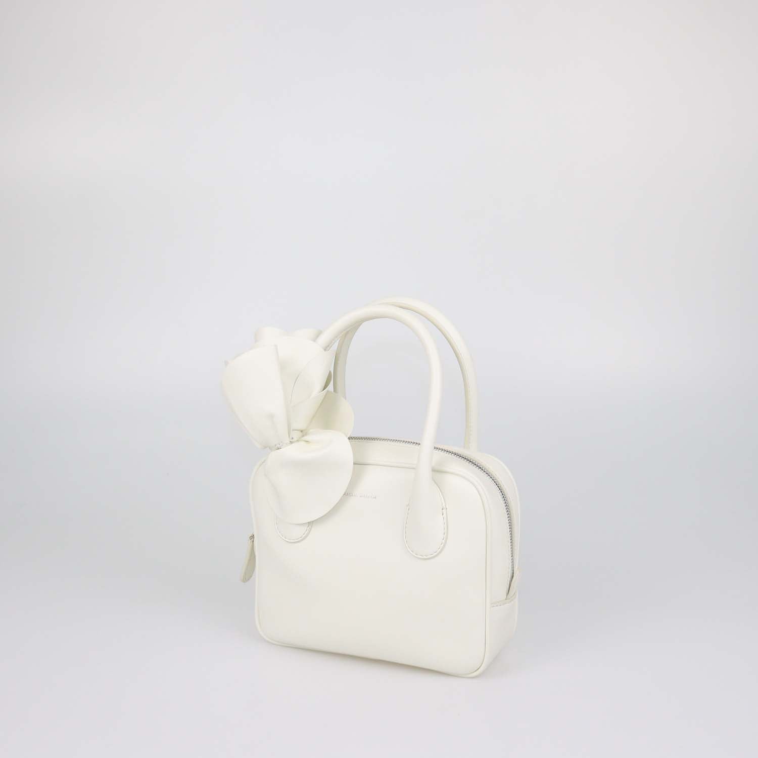 Magda Butrym Off White Leather Brigitte Square Bag