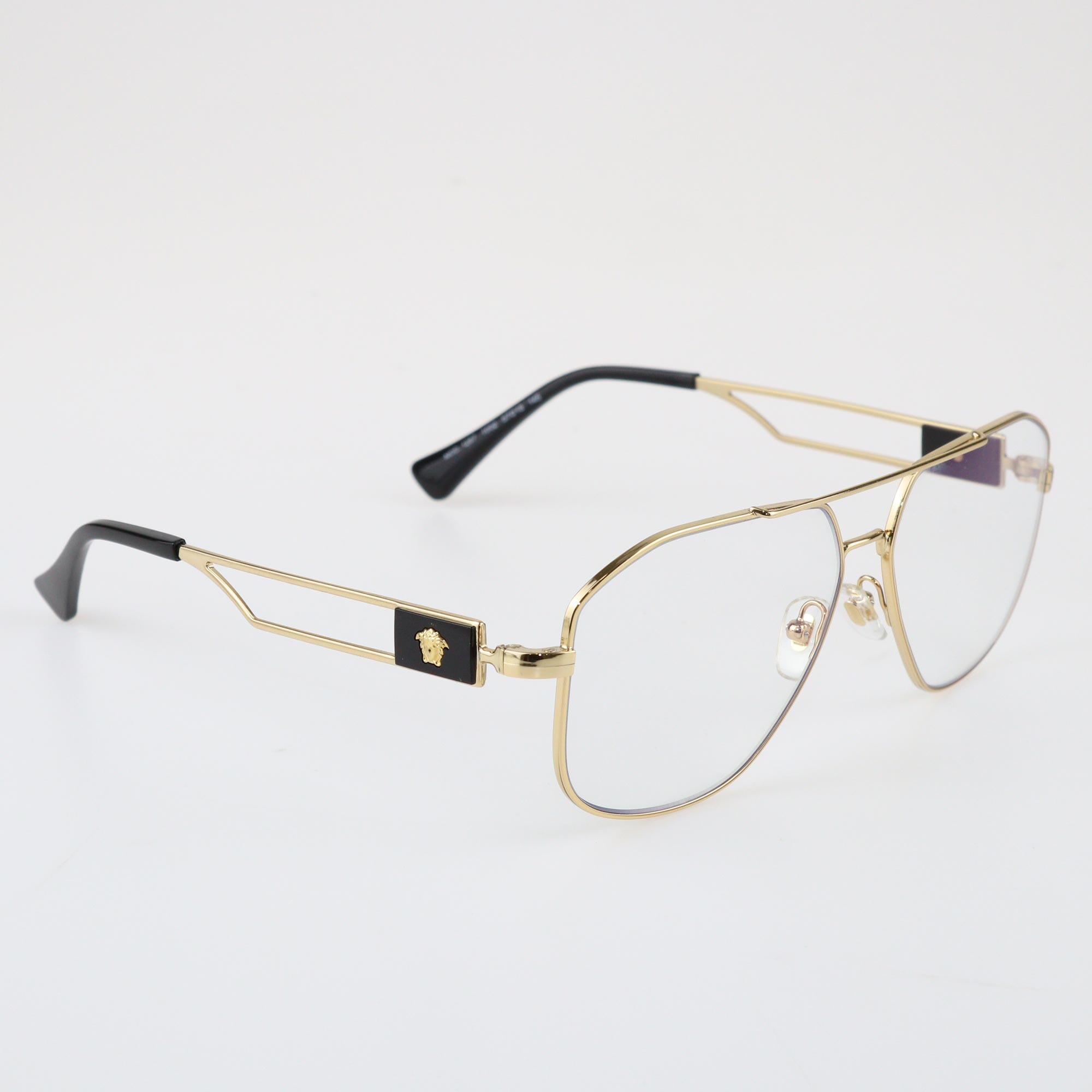 Versace Black/Gold VE1287 Eyeglasses Accessories Versace 