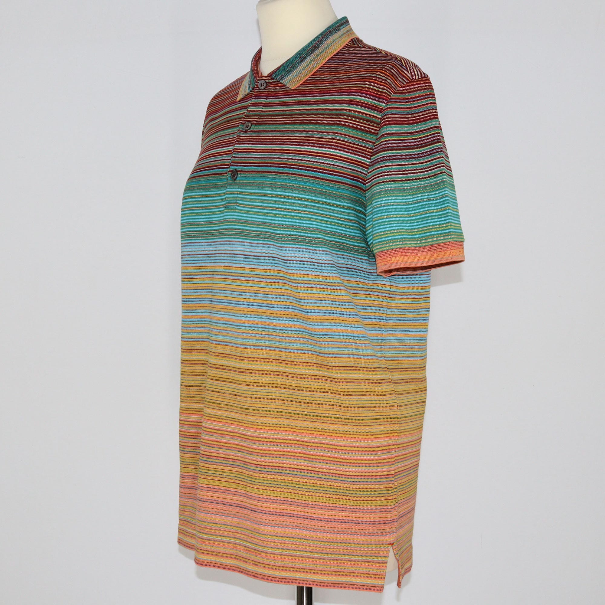 Missoni Multicolor Striped Polo Shirt Clothing Missoni 