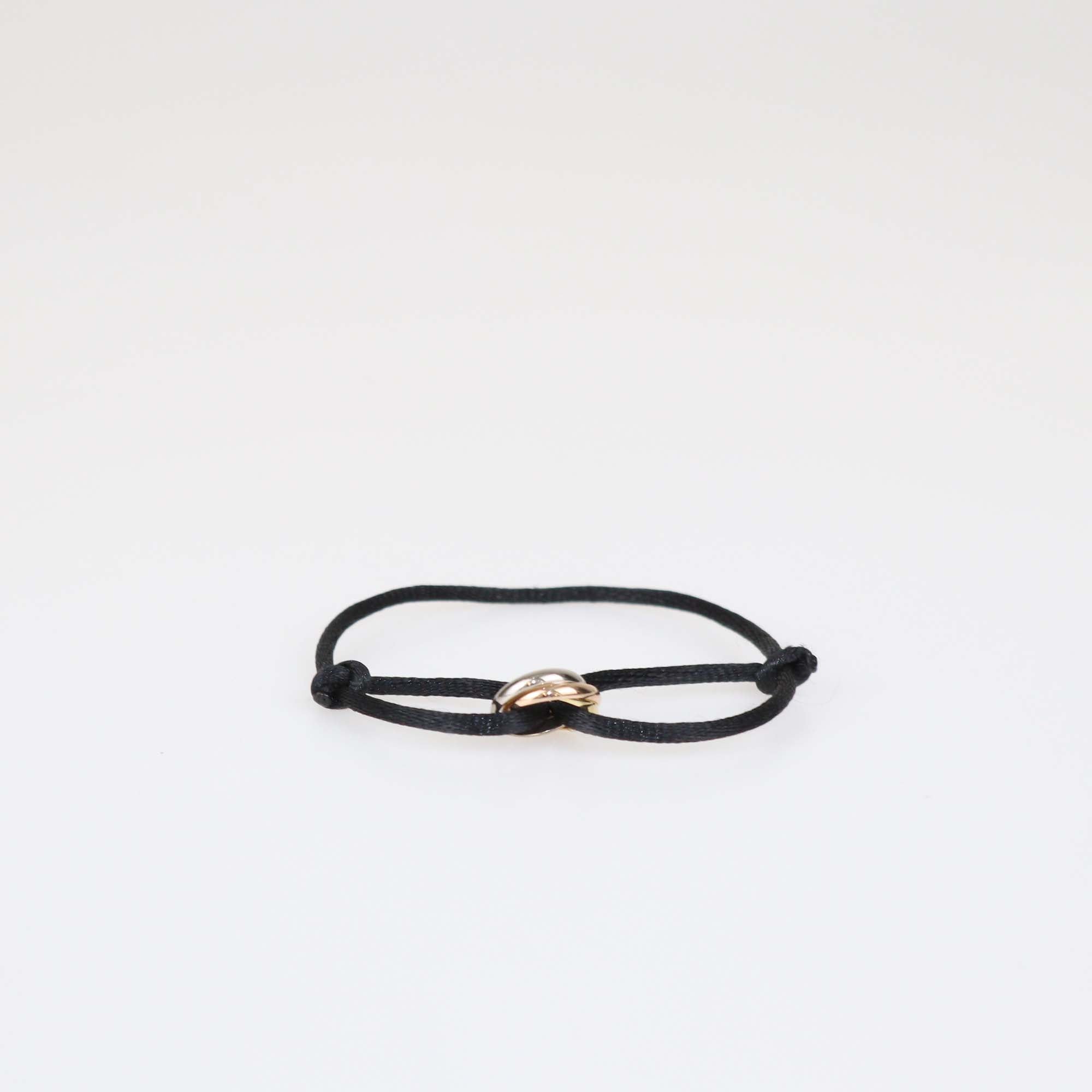 Cartier Trinity Three-Tone 18K Gold Adjustable Cord Bracelet