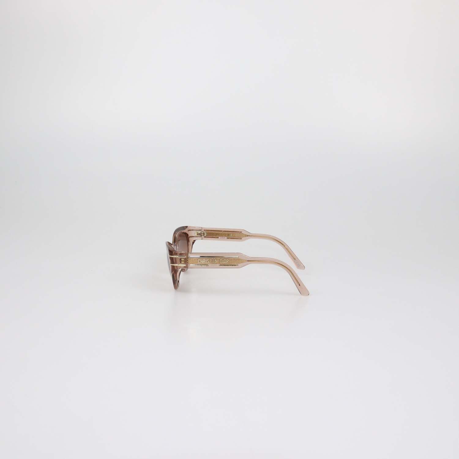 Christian Dior Light Brown Gradient DiorSignature Cat Eye Sunglasses