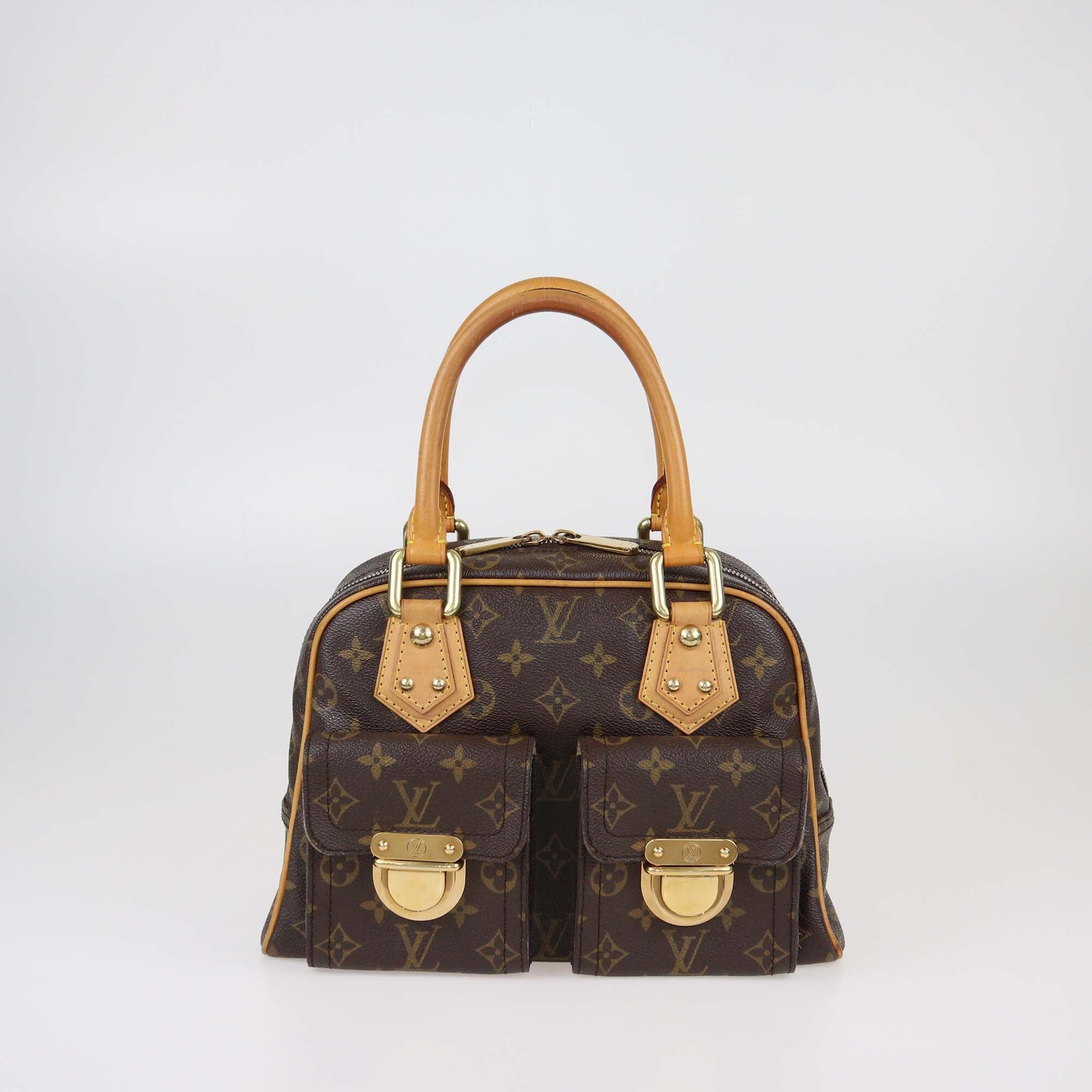Louis Vuitton Monogram Canvas Manhattan PM Bag Womens Louis Vuitton 