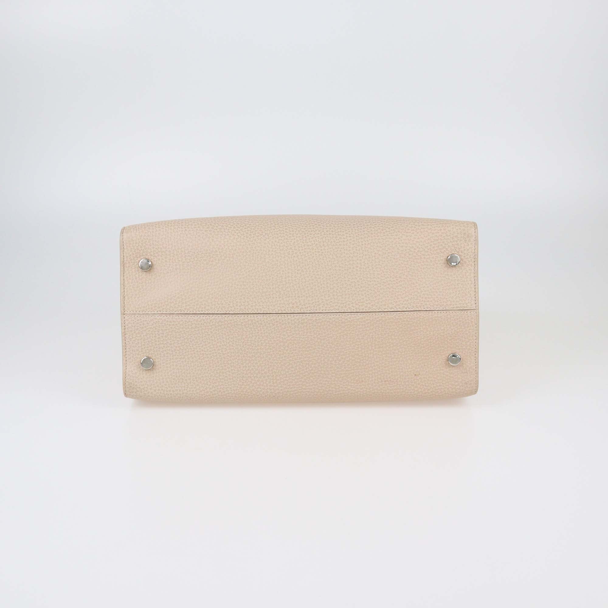 Christian Dior Light Beige Large Diorever Top Handle Bag Womens Christian Dior 