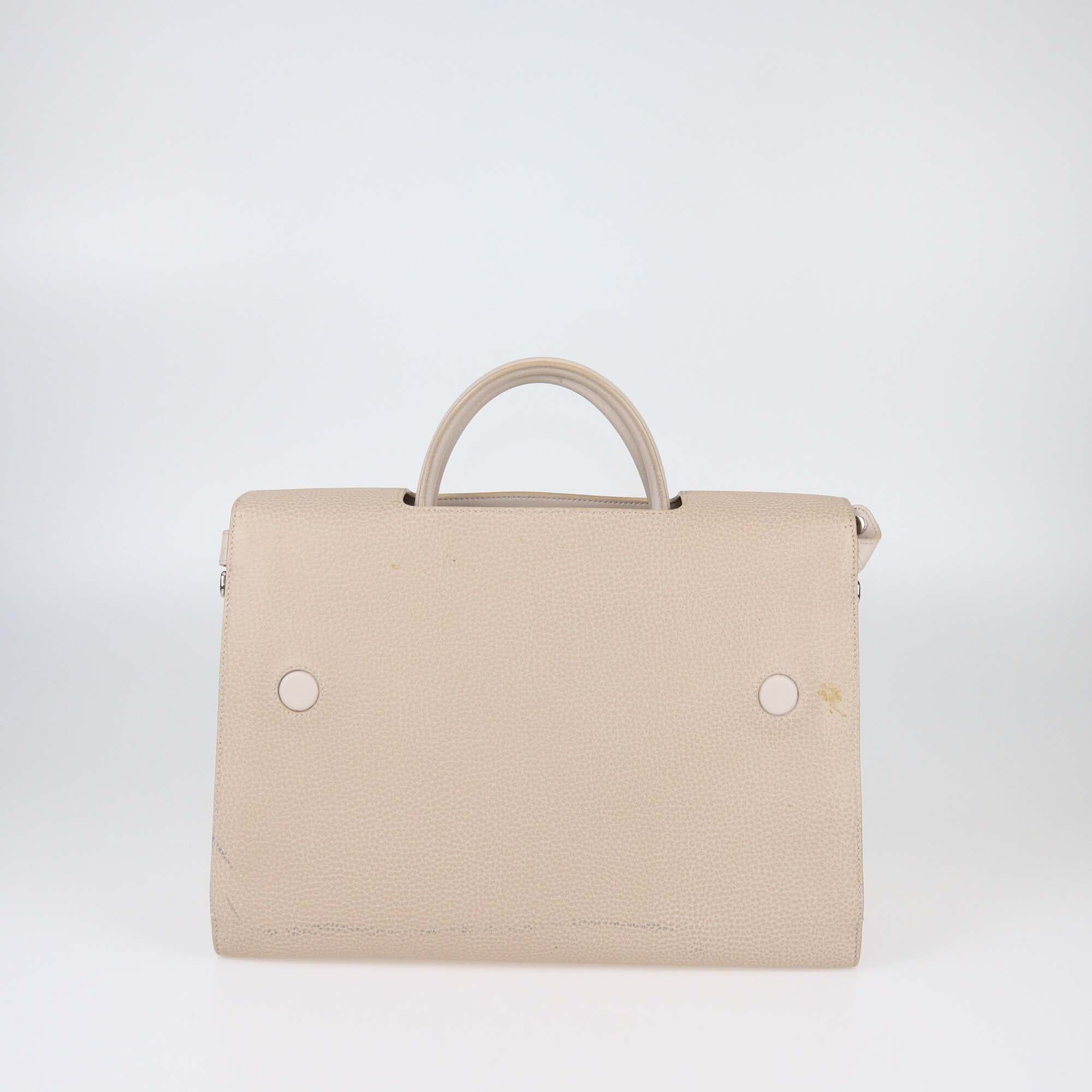 Christian Dior Light Beige Large Diorever Top Handle Bag Womens Christian Dior 