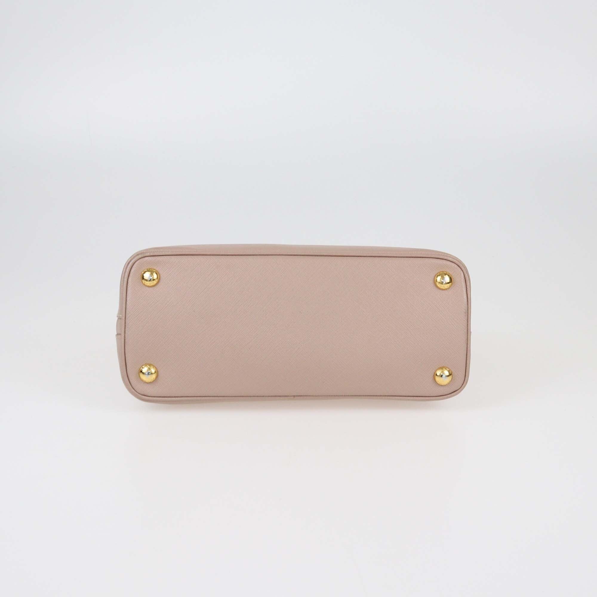 Prada Old Rose Saffiano Small Promenade Satchel Womens Prada 