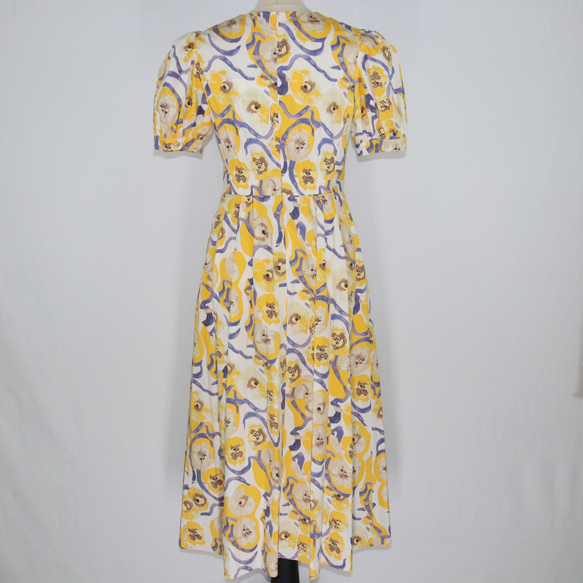 Diane Von Furstenberg Watercolor Blossom Heather Dress Clothing Diane Von Furstenberg 