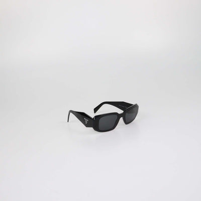 Prada Black Symbole Rectangular Sunglasses