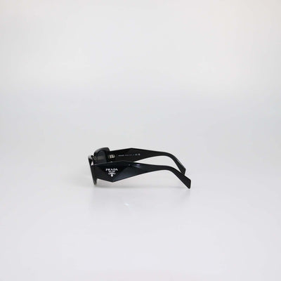 Prada Black Symbole Rectangular Sunglasses
