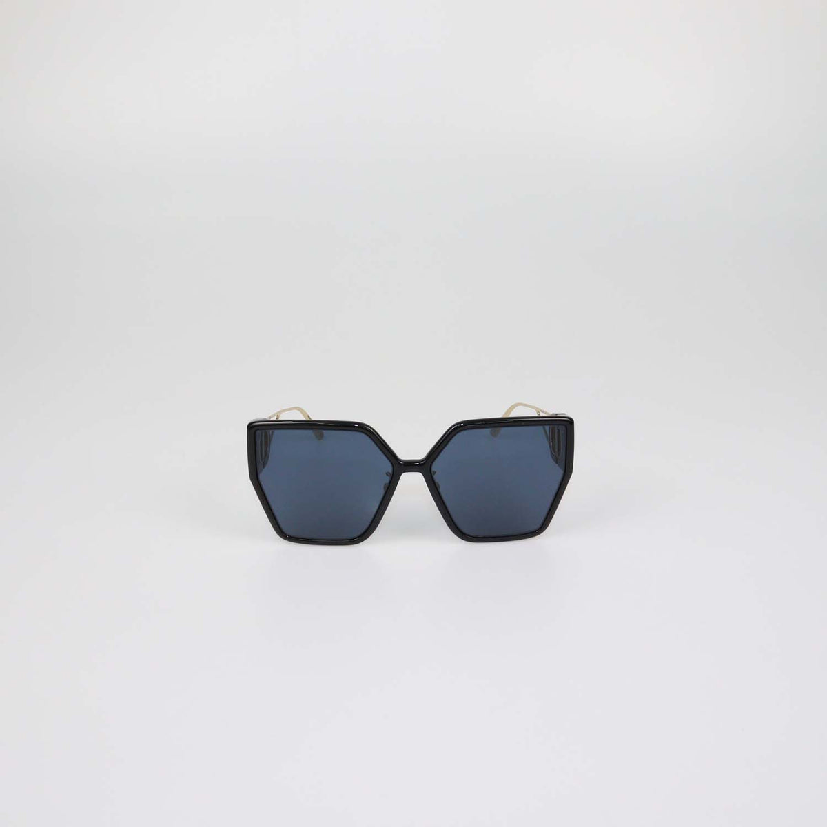 Christian Dior Black 30 Montaigne BU Butterfly Sunglasses