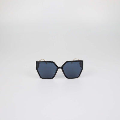 Christian Dior Black 30 Montaigne BU Butterfly Sunglasses