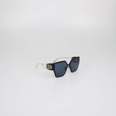 Christian Dior Black 30 Montaigne BU Butterfly Sunglasses