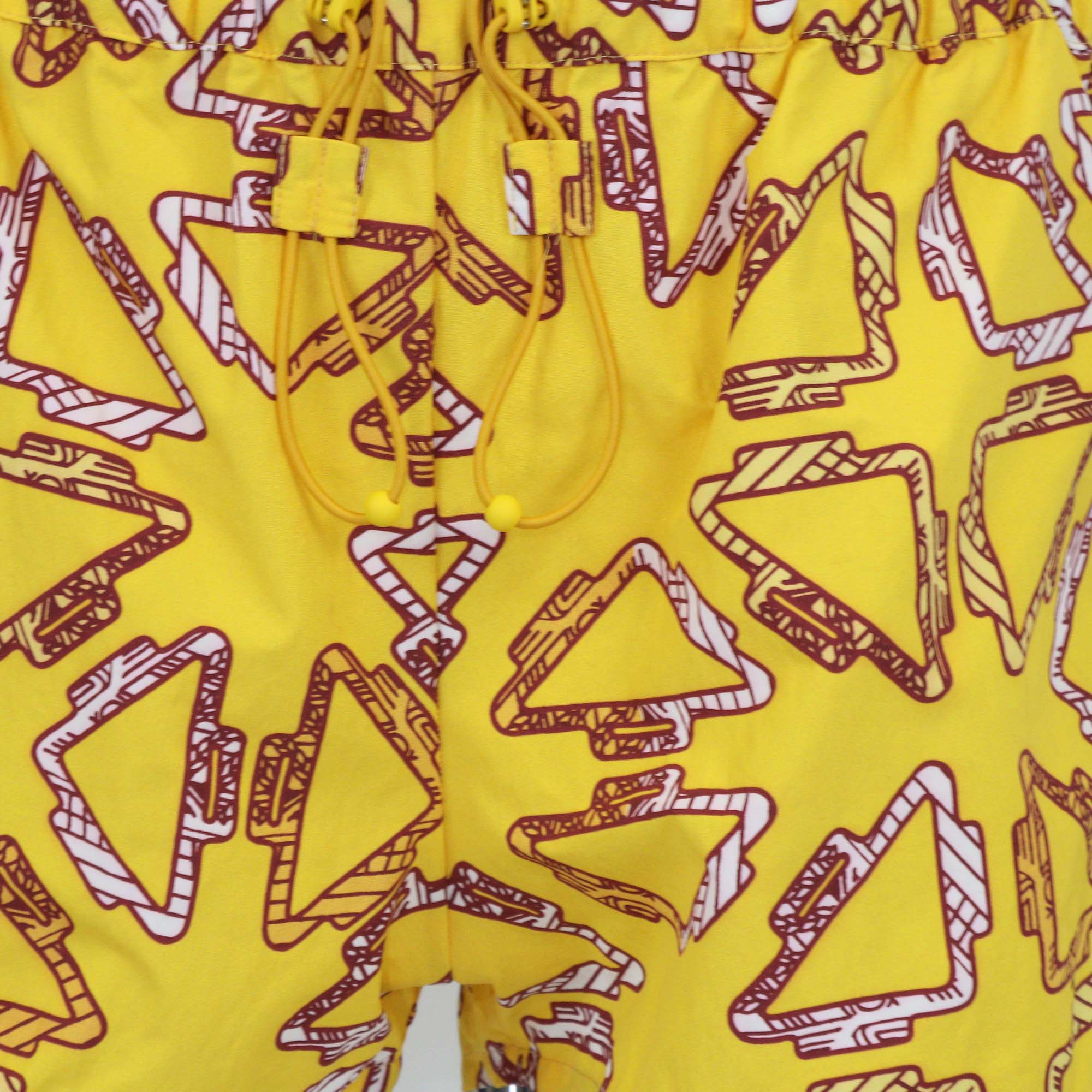 Hermes Yellow Tatersales Beach Short