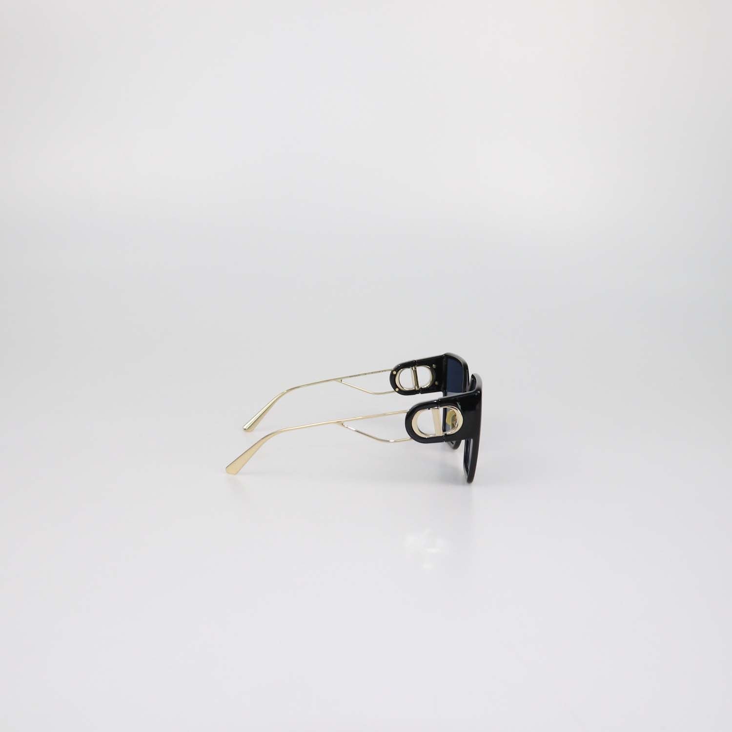 Christian Dior Black 30 Montaigne BU Butterfly Sunglasses