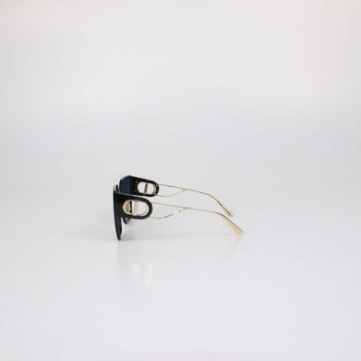 Christian Dior Black 30 Montaigne BU Butterfly Sunglasses