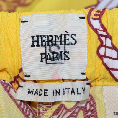 Hermes Yellow Tatersales Beach Short