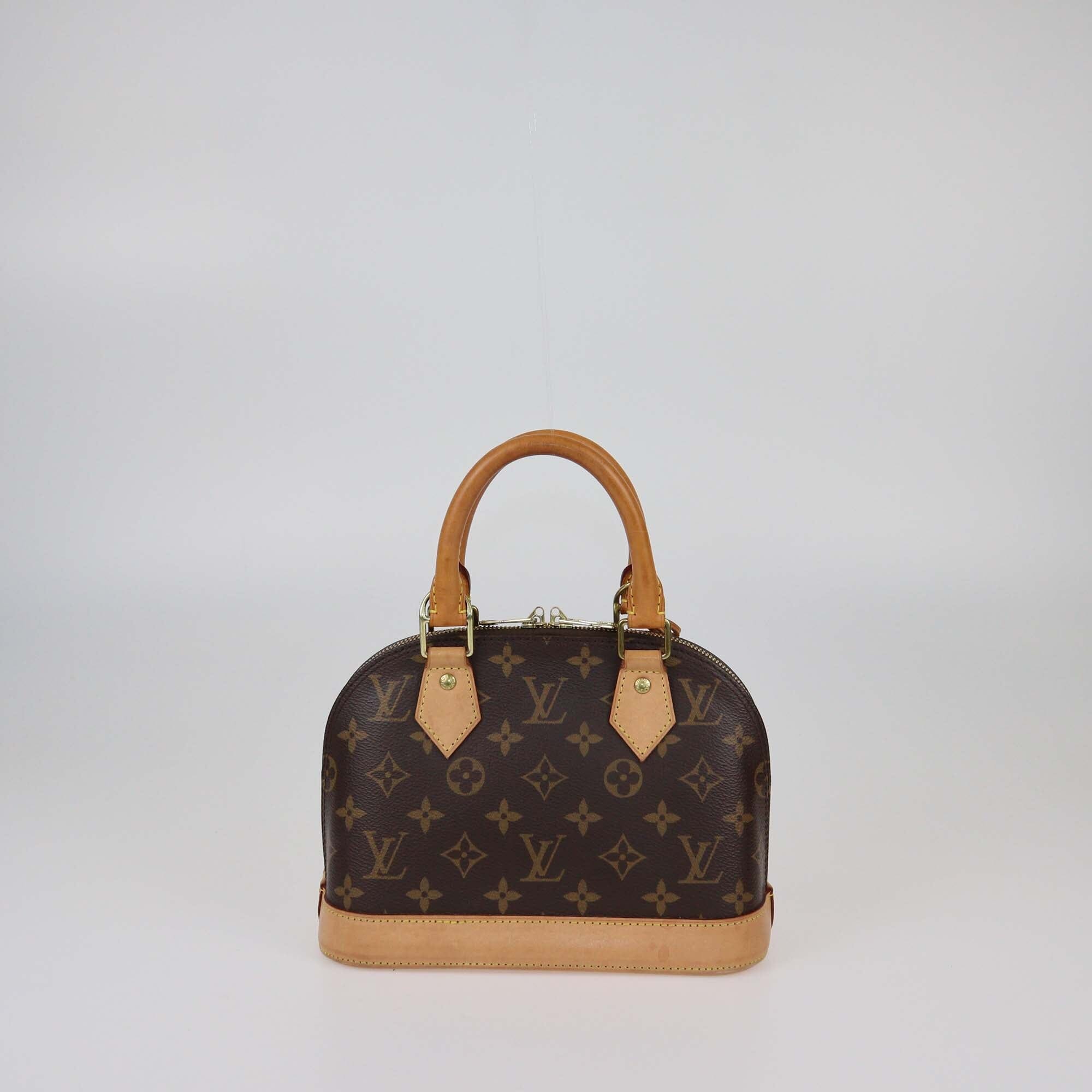 Louis Vuitton Monogram Canvas Alma BB Bag Womens Louis Vuitton 