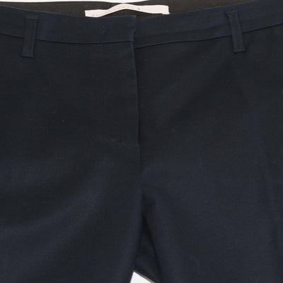 Schumacher Navy Blue Cotton Blended Formal Trouser