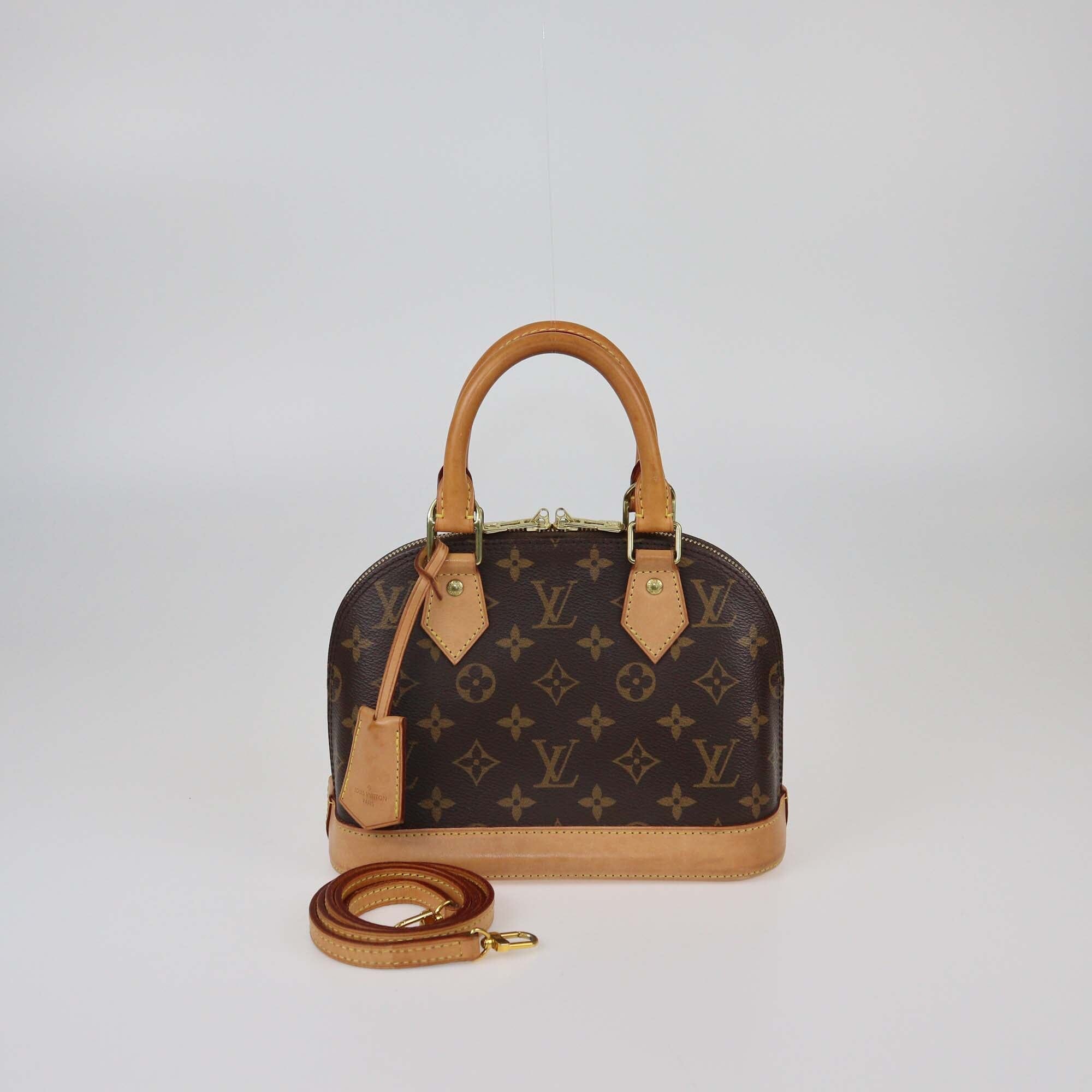 Louis Vuitton Monogram Canvas Alma BB Bag Womens Louis Vuitton 