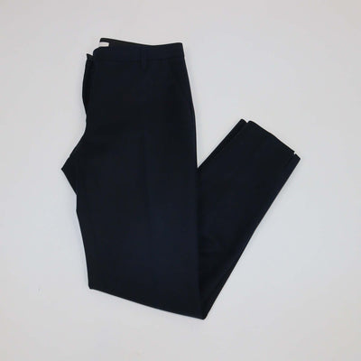 Schumacher Navy Blue Cotton Blended Formal Trouser