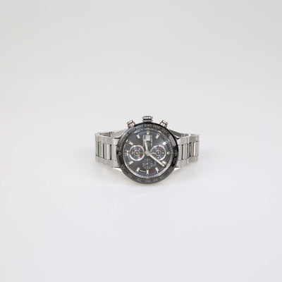 Tag Heuer Grey Dial Stainless Steel Ceramic Carrera Watch 43 mm