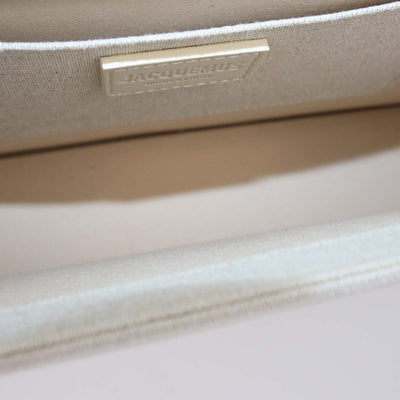 Jacquemus Beige Canvas Le Bambinou Top Handle Bag