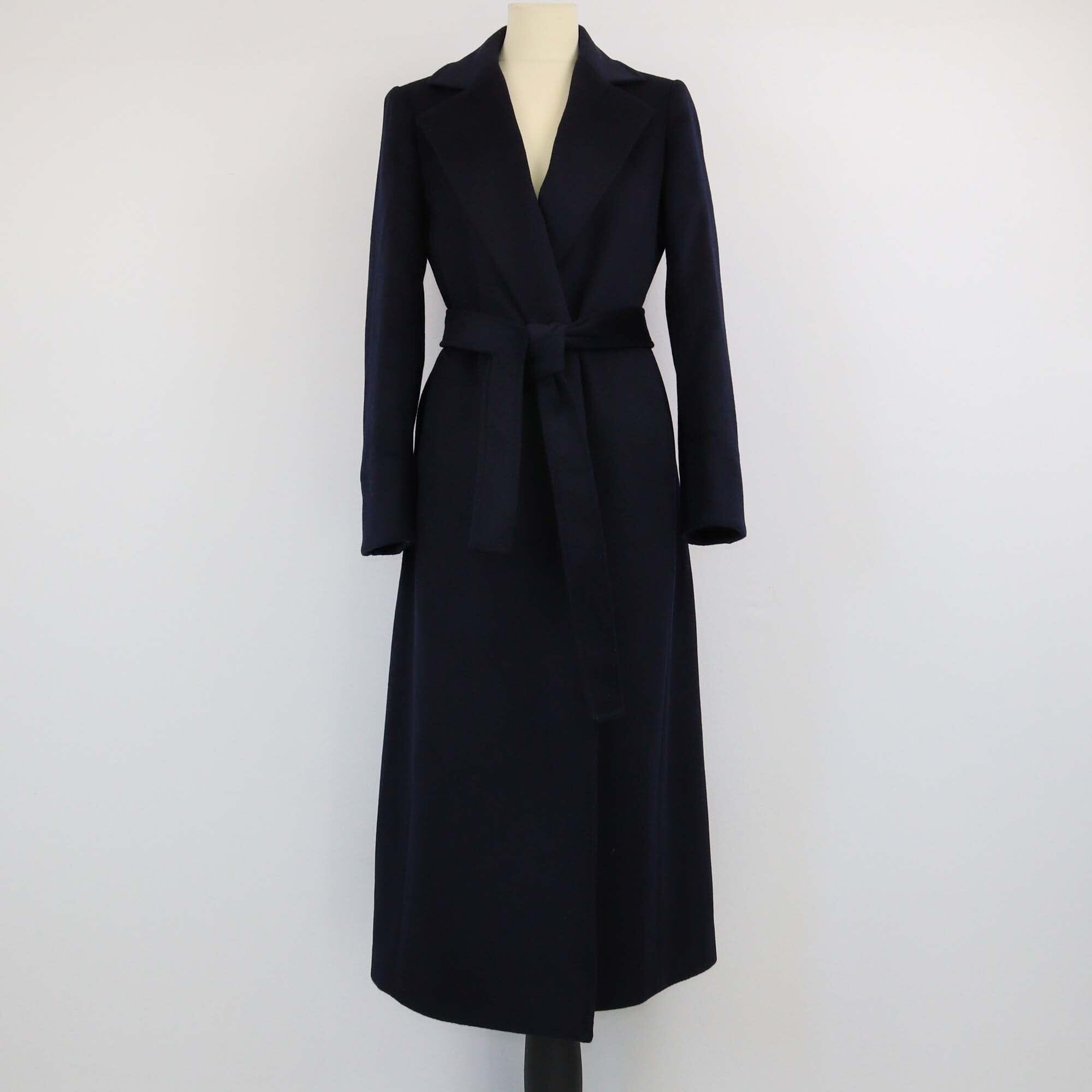 MAX&Co Navy Blue Longrun Coat Womens MAX&Co. 