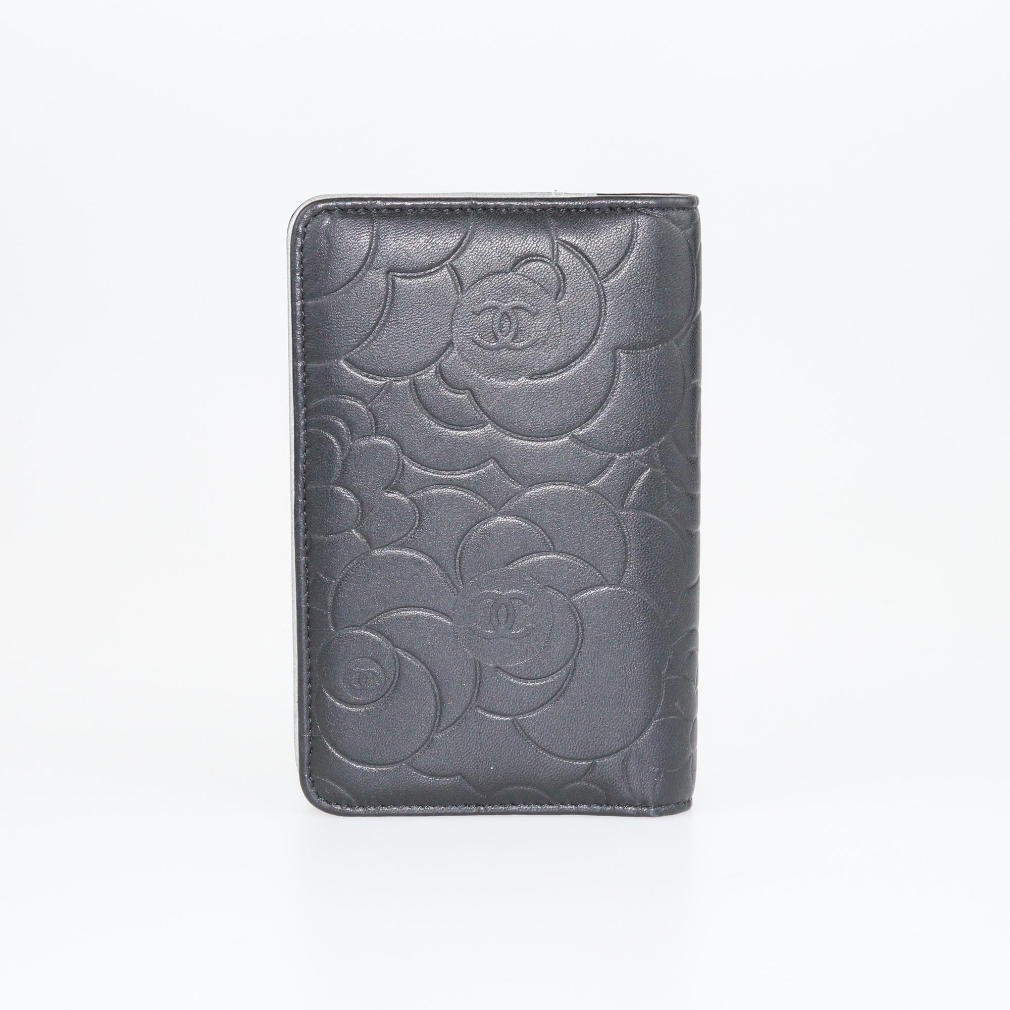 Chanel Black Camellia CC Camellia Agenda Cover Accessories Chanel 