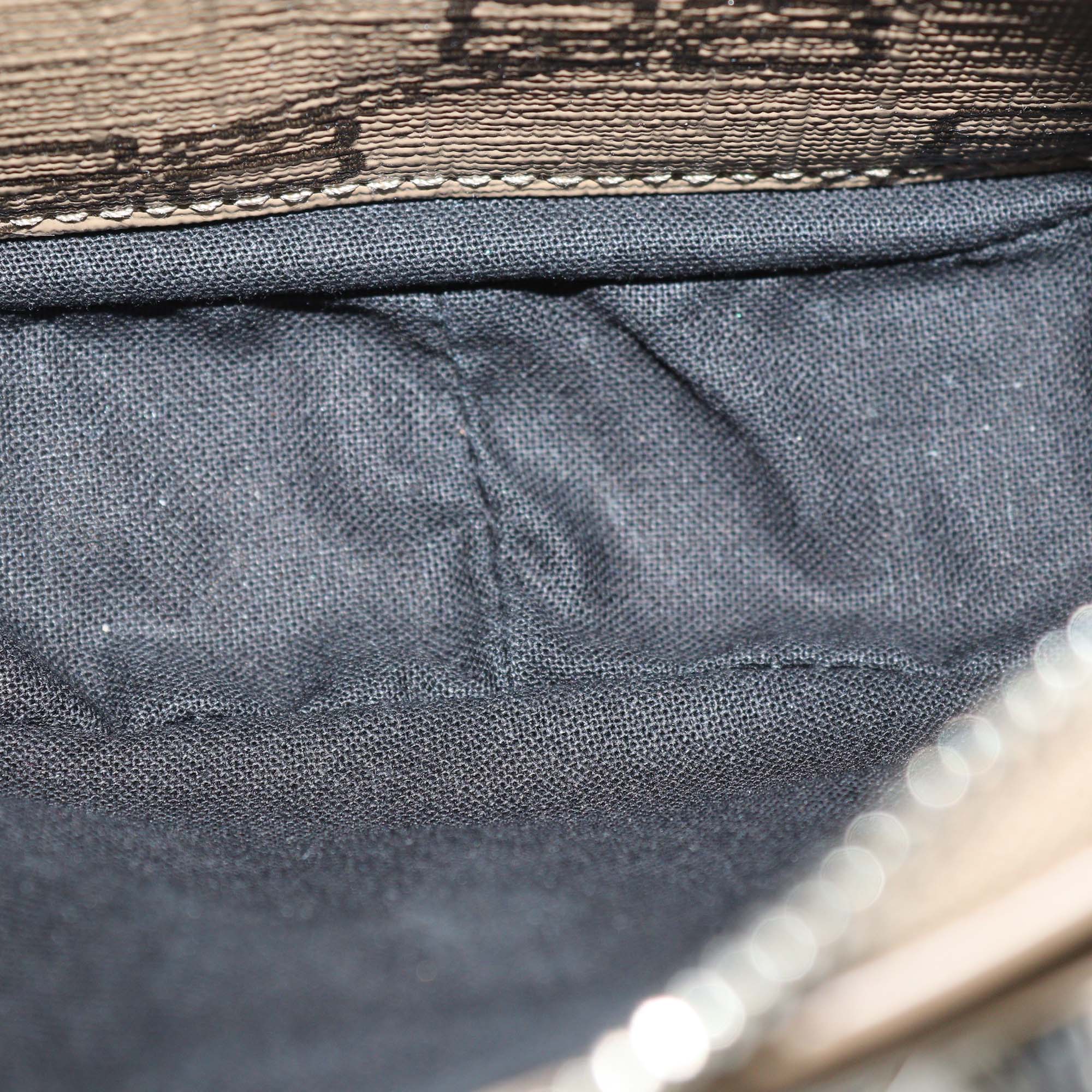 Balenciaga Brown BB Coated Canvas Mini Le Cagole Crossbody Bag