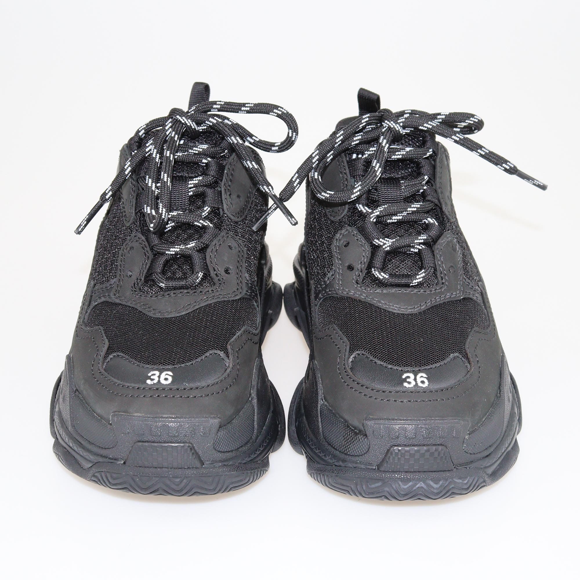 Balenciaga Black Triple S Sneakers Shoes Balenciaga 