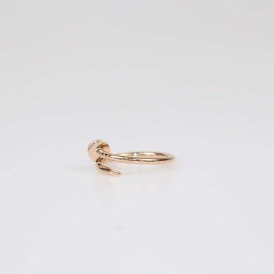 Cartier 18K Rose Gold Juste Un clou Small Band Ring Size 53