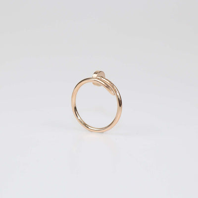 Cartier 18K Rose Gold Juste Un clou Small Band Ring Size 53