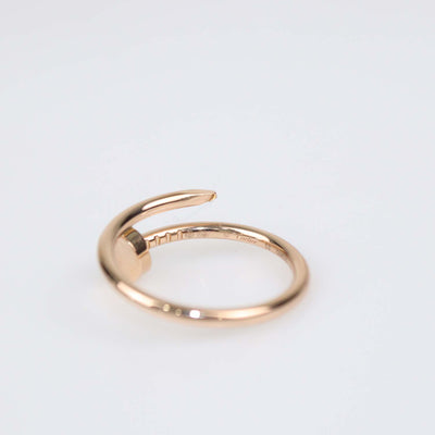 Cartier 18K Rose Gold Juste Un clou Small Band Ring Size 53