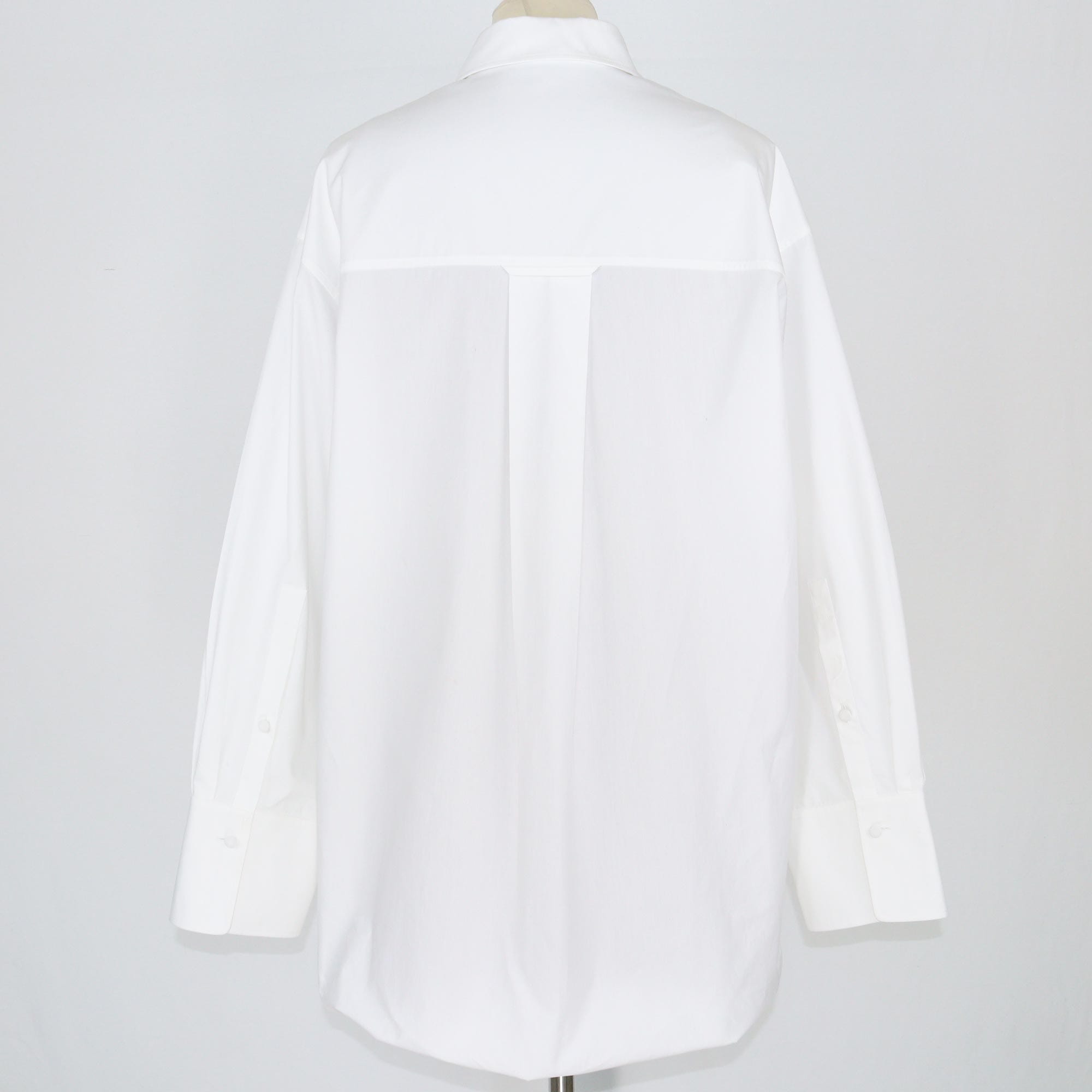 Valentino White Layered Long Sleeve Shirt Dress Clothing Valentino 