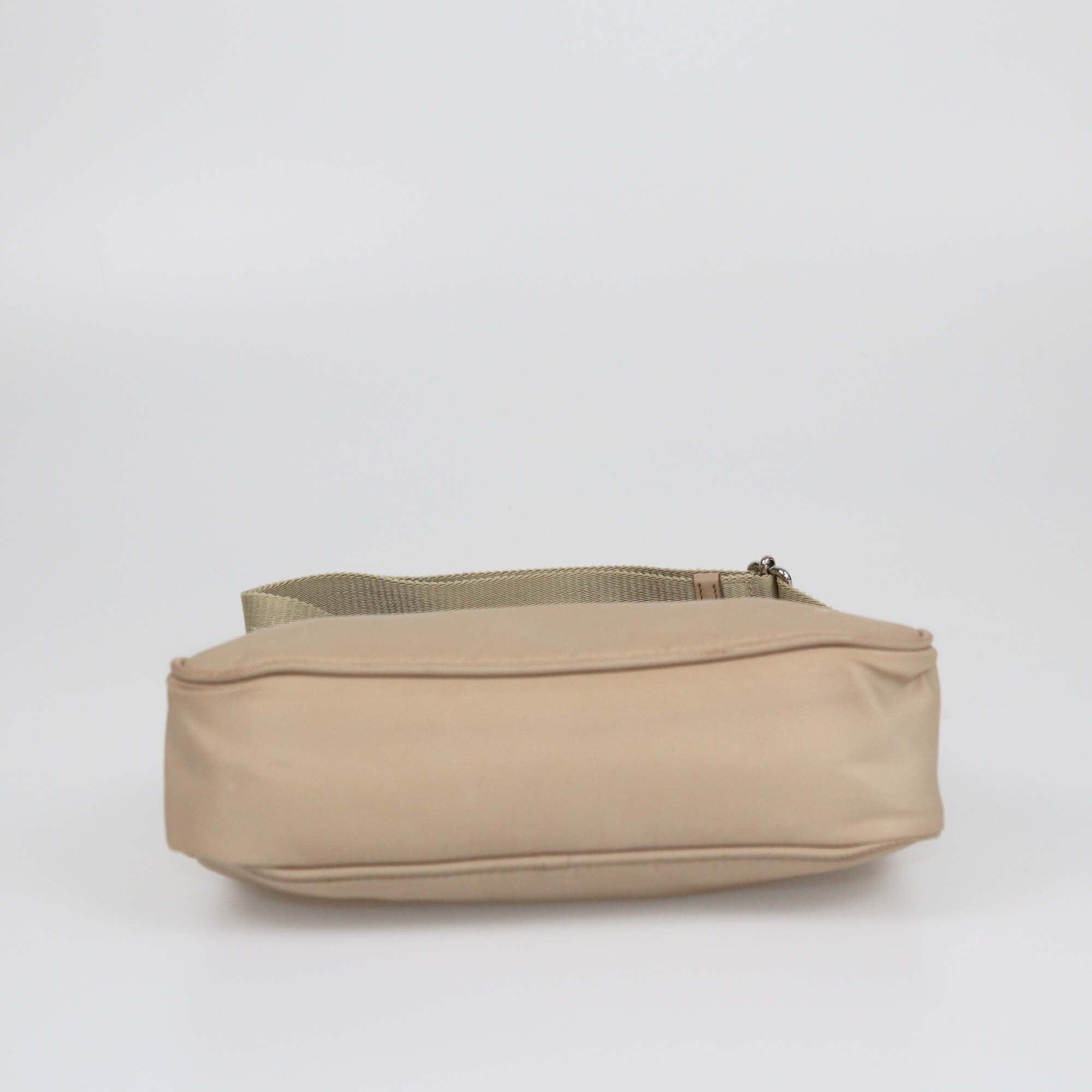 Prada Beige Re-Edition 2005 Baguette Bag Womens Prada 