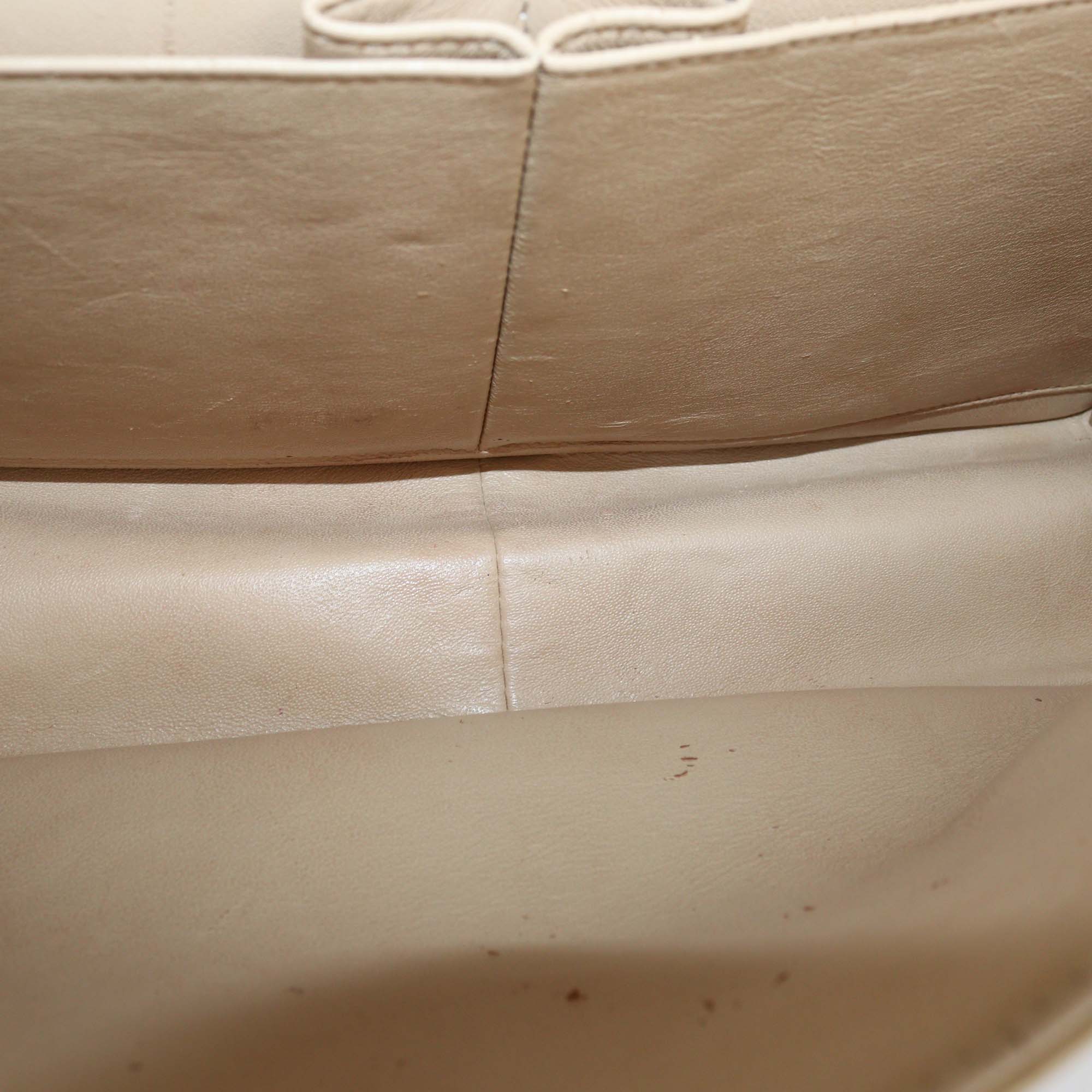 Jacquemus Beige Canvas Le Bambinou Top Handle Bag