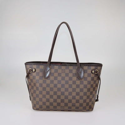Louis Vuitton Damier Ebene Canvas Neverfull PM Bag